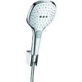 Hansgrohe Raindance Select E kit de support de douche 120 3jet avec flexible de douche 160 cm, 26720400