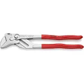Knipex Pliers Wrench Plastic Coated 300 Mm Rouge