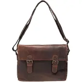Greenland Nature Cuir sac à épaule Montana Shoulderbag Brown brun