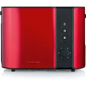 Severin AT 2217 Toaster 2 Scheibe(n) Schwarz - Rot 800 W (AT2217)