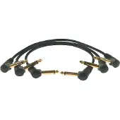 Klotz Lot 3 Cables Pedale 15CM Jack 2p.90/jack 2P.90 Or