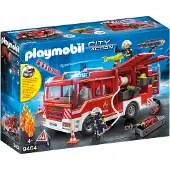 Playmobil - Camion de pompiers City Action - 9464 - 138 Parties - - UneTaille - Voiture
