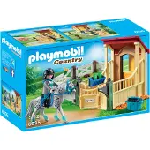 Playmobil 6935 Box avec cavali?re et cheval Appaloosa