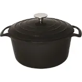 Vogue Casserole ronde noire grande