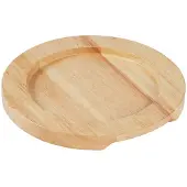 Olympia Support En Bois Clair Pour Plat Rond En Fonte