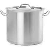 Super Merchant Casserole haute - avec couvercle,, Budget Line, 21L, ⌀300x(H)300mm, Poêle + casserole, Argent