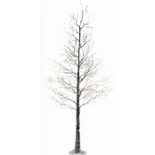 Lumineo Arbre de lumières de Noël Snow LED blanc chaud 1,25 mètres