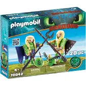 Playmobil Noix de Raph et Noix de Taff en combinaison de vol, 70042