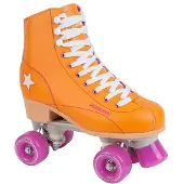 Hudora Patins à Roulettes Disco - Rollers - ORANGE/VIOLET - Taille 36