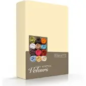 Romanette Drap-housse Romanette Jaune (Velours)-Lits Simples (80/90 x 200/210/220 cm)