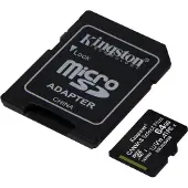 Kingston micro SDXC Canvas Select Plus 64 Go 100 Mo/s + Adaptateur SD