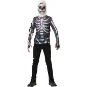 Barbecook Déguisement Top et Cagoule Ado Skull Trooper Taille XL