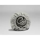 Yumeko Drap-Housse Yumeko Light Grey (Flanelle)-80 x 200 cm