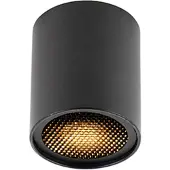 QAZQA Spot design noir - Tubo Honey