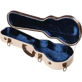 Gator Étui Ukulélé Concert Beige en Bois Deluxe - GW