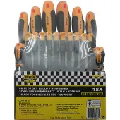 Benson Kit de 18 Tournevis Benson avec Support Porte Outils et Accroche mural