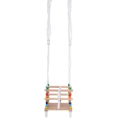 Bigjigs Wooden Bead Swing balançoire en bois 12m+ 25kg 1 pcs
