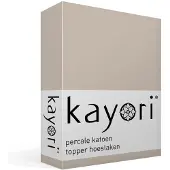Kayori Drap-Housse Surmatelas Kayori Shizu Sable (Percale)-100 x 200 cm