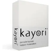 Kayori Drap-Housse Surmatelas Kayori Shizu Offwhite (Percale)-180 x 210/220 cm