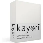 Kayori Drap-Housse Kayori Shizu Offwhite (Percale)-90 x 210/220 cm