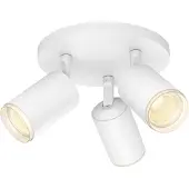 Philips Fugato Spot Monté en Surface White and Color - Blanc - 3 spots