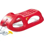 Rolly Toys RollyToys Kinderschlitten rollySnow Cruiser Schlitten rot mit Zugschnur Alter 3+
