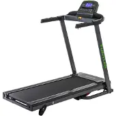 Tunturi Tapis de course pliable Cardio Fit T35 - Tapis de course avec Bluetooth - 12 programmes d'entraînement – Écran clair – Plage de vitesse : 0,8 - 16,0 km/h