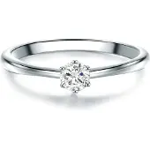 Trilani Bague argent / transparent