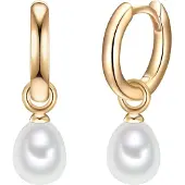 Valero Pearls Boucles d'oreilles or / blanc perle