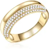 Rafaela Donata Bague or / transparent