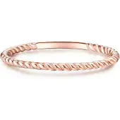 Glanzstücke Bague or rose