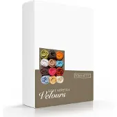 Romanette Drap-housse Romanette Blanc (Velours)-Lits Simples (80/90 x 200/210/220 cm)