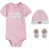 Levi's Kids Barboteuse / body 'Classic' rose / blanc
