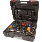 HBM Professional - Kit de diagnostic, de purge et de remplissage du système de refroidissement (32 pièces)