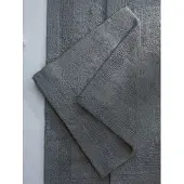 Cawö Tapis de Bain Cawö Uni Réversible Anthracite-60 x 60 cm