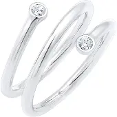Elli Bague 'Wickelring' argent