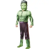 Marvel Déguisement - Hulk Deluxe Costume - - 7-8 ans (122-128) - Costumes