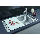 BLANCO Evier Axis III 45 S-IF 860 x 510 mm inox satiné 522102