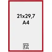 Walther design New Lifestyle 21x29,7 plastique rouge DIN A4 KV130R