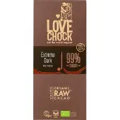 Lovechock Noir Intense, 99 % Cacao 70 g Chocolat