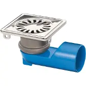 Van den berg Fosse de drainage en acier inoxydable | 100 x 100 mm | 30 l/min