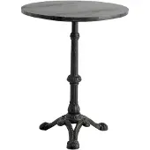 Nordal Table A/s Café - Marbre Noir | Ronde Avec Fer | 1170