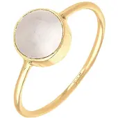 Elli Bague or / blanc perle
