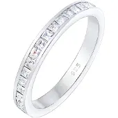 Elli PREMIUM Bague argent / blanc