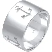 Elli Bague 'Anker' argent