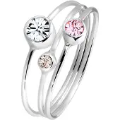 Elli Bague beige / rose ancienne / argent