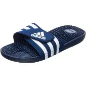Adidas Mule 'Adissage' bleu nuit / blanc