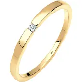 Elli DIAMONDS Bague 'Classic' or