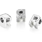 Pandora Charm Lettre R Alphabet - Compatible avec les bracelets Moments - Bijoux pour femmes - Cadeau pour les femmes de votre entourage - En arg