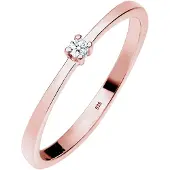 Elli DIAMONDS Bague or rose